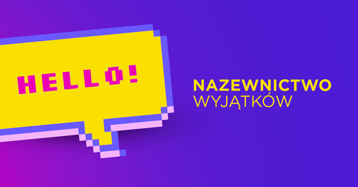 Nazewnictwo wyjątków